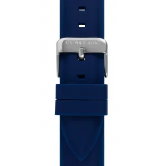 U.S. Polo Assn., Ceas cu o curea de silicon, Bleumarin