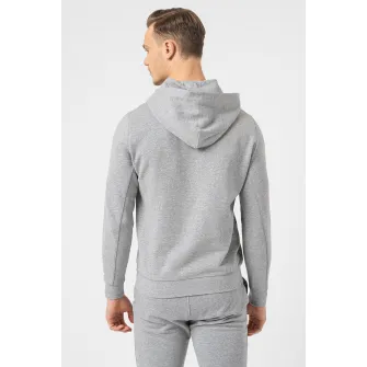 U.S. Polo Assn., Hanorac cu logo brodat, Gri melange, 2XL