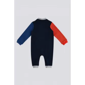 U.S. Polo Assn., Salopeta cu logo, Rosu, Albastru marin, 74-80 CM