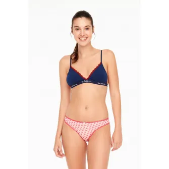 U.S. Polo Assn., Set de chiloti cu imprimeu -3 perechi, Roz pastel, Capsuniu, 42