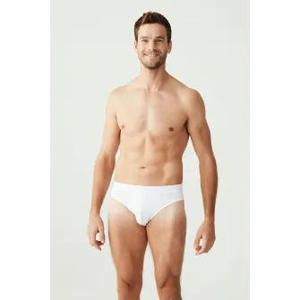 U.S. Polo Assn., Set de chiloti din amestec de modal -3 perechi, Alb, S