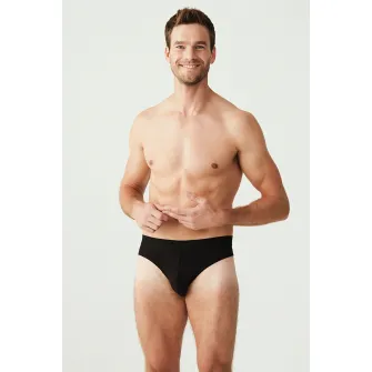 U.S. Polo Assn., Set de chiloti din amestec de modal -3 perechi, Negru, S