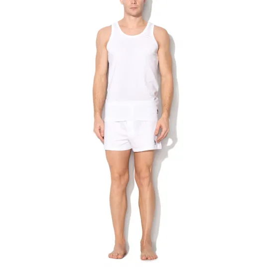 U.S. Polo Assn., Set de top si boxeri, Alb, XL