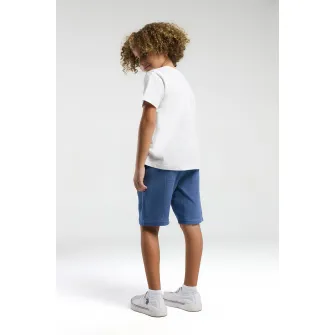 U.S. Polo Assn., Set de tricou din bumbac si camasi, Albastru royal, Alb optic, 110-116 CM