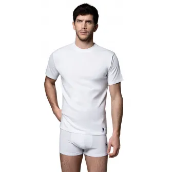 U.S. Polo Assn., Set de tricouri de casa cu decolteu la baza gatului - 2 piese, Alb, S