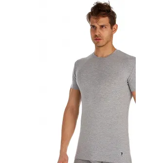 U.S. Polo Assn., Set de tricouri de casa cu decolteu la baza gatului - 2 piese, Gri, XL
