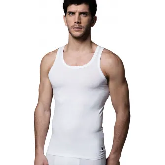 U.S. Polo Assn., Top de casa cu logo, Alb, 2XL