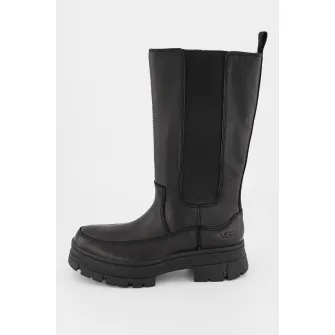 UGG, Cizme medii din piele Ashton, Negru, 5