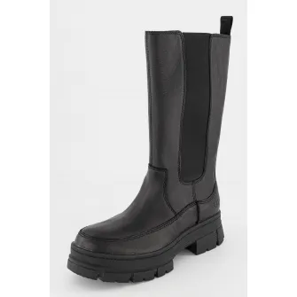 UGG, Cizme medii din piele Ashton, Negru, 5
