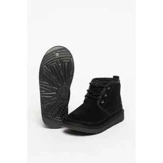 UGG, Ghete chukka din piele intoarsa Neumel II, Negru, 31 EU
