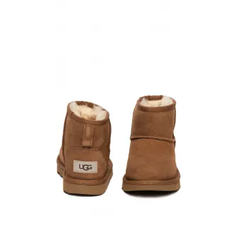 UGG, Ghete de piele intoarsa, fara inchidere Classic, Maro, 31 EU