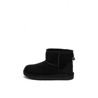 UGG, Ghete de piele intoarsa, fara inchidere Classic Mini II, Negru, 31 EU