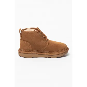 UGG, Ghete din piele intoarsa cu captuseala pufoasa Neumel II, Maro camel, 31 EU