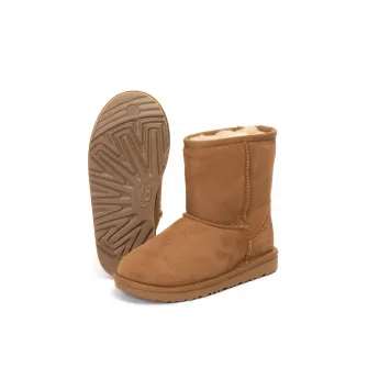 UGG, Ghete fara inchidere, de piele intoarsa Classic II, Maro deschis, 31 EU