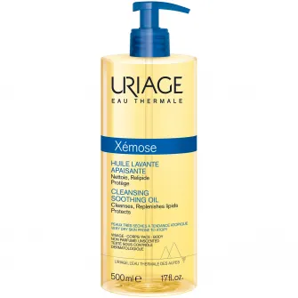 Ulei calmant Uriage Xemose, pentru curatare pentru fata si corp, 500 ml