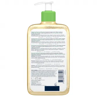 Ulei de curatare spumant si hidratant CeraVe, fata si corp, pentru piele normal-uscata, 473 ml