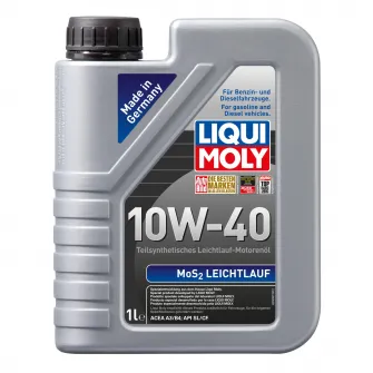 Моторное масло Liqui Moly Leichtlauf с MOS2 10W-40, 1л