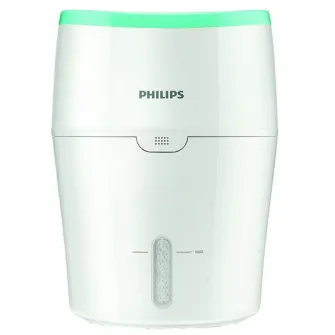 Umidificator de aer Philips HU4801/01, Tehnologie NanoCloud, Rezervor 2 l, 200 ml/h, Alb/Verde