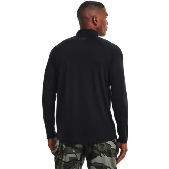 Under Armour, Bluza cu maneci raglan pentru fitness Techв„ў, Negru, 2XL