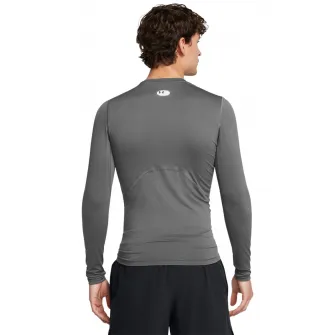 Under Armour, Bluza de compresie pentru fitness HeatGear®, Gri, 2XL