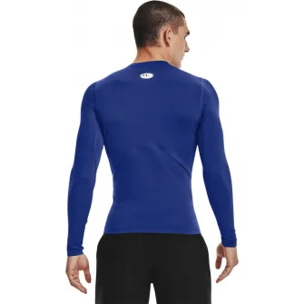 Under Armour, Bluza de compresie pentru fitness HeatGearВ®, Albastru royal, 2XL
