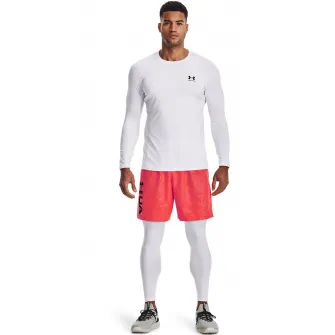 Under Armour, Bluza elastica cu maneci raglan, pentru fitness HeatGear® Armour, Alb optic, 2XL
