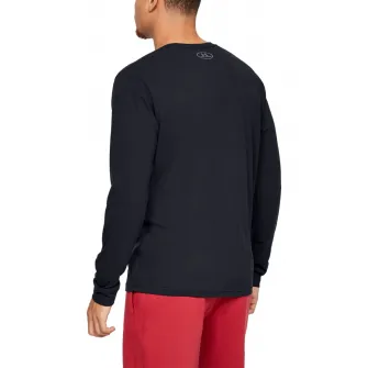 Under Armour, Bluza lejera, pentru fitness Sportstyle, Negru, XL