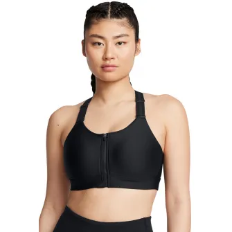 Under Armour, Bustiera cu burete, pentru antrenament Infinity 2.0, Negru stins, S