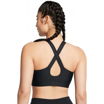 Under Armour, Bustiera cu burete, pentru antrenament Infinity 2.0, Negru stins, S