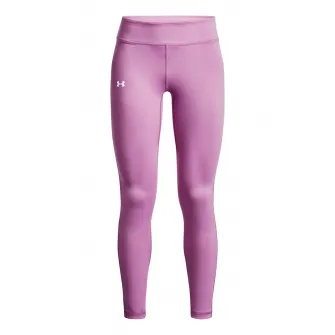 Under Armour, Colanti cu logo, pentru fitness Motion, Roz, 160-170 CM