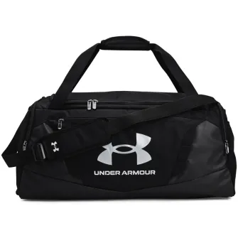 Under Armour Geanta UA Undeniable 5.0 Duffle MDUnisex, Black / Black / Metallic Silver, OSFM