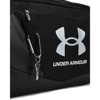 Under Armour Geanta UA Undeniable 5.0 Duffle MDUnisex, Black / Black / Metallic Silver, OSFM