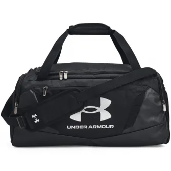 Under Armour Geanta UA Undeniable 5.0 Duffle SMUnisex, Black / Black / Metallic Silver, OSFM