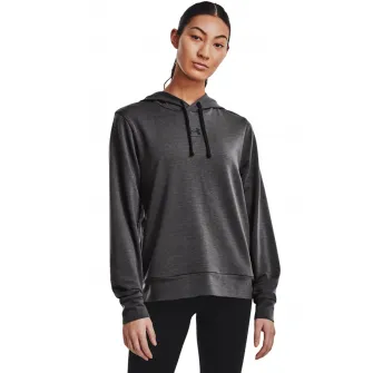 Under Armour, Hanorac cu snur pentru antrenament Rival, Gri antracit, S