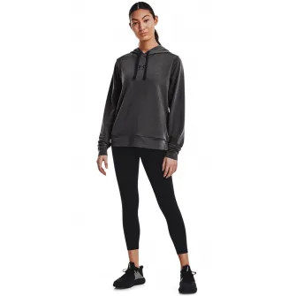 Under Armour, Hanorac cu snur pentru antrenament Rival, Gri antracit, S