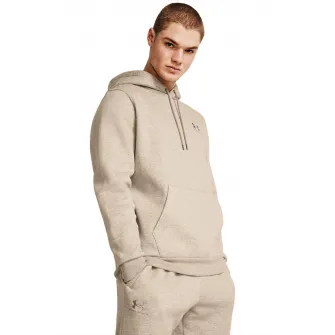 Under Armour, Hanorac lejer pentru fitness Essential, Bej melange, L