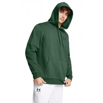 Under Armour, Hanorac lejer pentru fitness Essential, Verde inchis, S