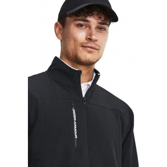 Under Armour, Jacheta cu fermoar pentru golf, Negru, S