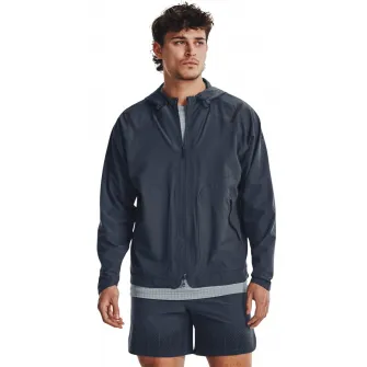Under Armour, Jacheta cu maneci raglan pentru antrenament Unstoppable, Gri carbune, L
