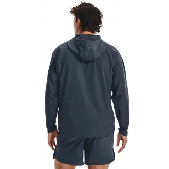 Under Armour, Jacheta cu maneci raglan pentru antrenament Unstoppable, Gri carbune, L
