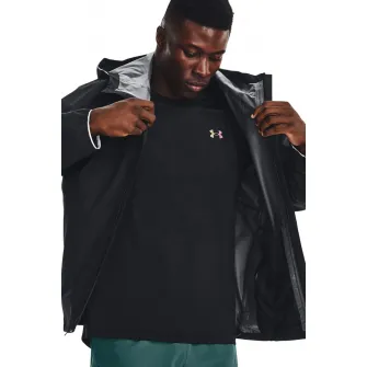 Under Armour, Jacheta impermeabila, pentru antrenament Stormptoof Cloudstrike, Negru, S