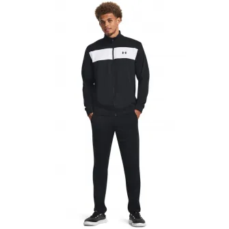 Under Armour, Jacheta lejera pentru antrenament Twister, Negru, Alb, L