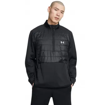 Under Armour, Jacheta rezistenta la apa cu logo, Negru, S