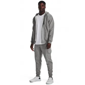 Under Armour, Pantaloni cargo pentru antrenament Rival, Gri melange, S