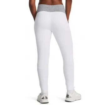 Under Armour, Pantaloni de trening din fleece cu uscare rapida pentru fitness Unstoppable, Gri, Alb, M