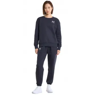 Under Armour, Pantaloni de trening, pentru fitness Essential, Negru, Alb, S