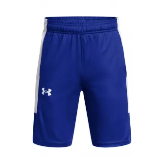 Under Armour, Pantaloni scurti cu buzunare laterale, pentru baschet Baseline, Indigo, 122-127 CM