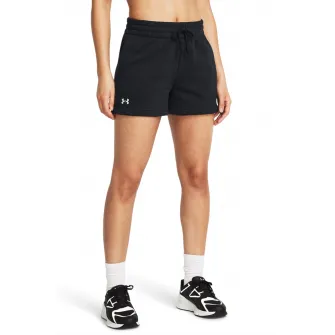 Under Armour, Pantaloni scurti din amestec de bumbac, pentru fitness Rival, Negru, M