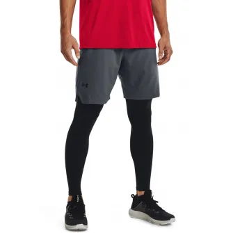 Under Armour, Pantaloni scurti elastici, pentru fitness Vanish Woven 8 '', Negru, Gri, XL