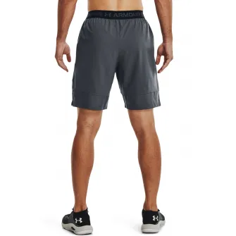 Under Armour, Pantaloni scurti elastici, pentru fitness Vanish Woven 8 '', Negru, Gri, XL